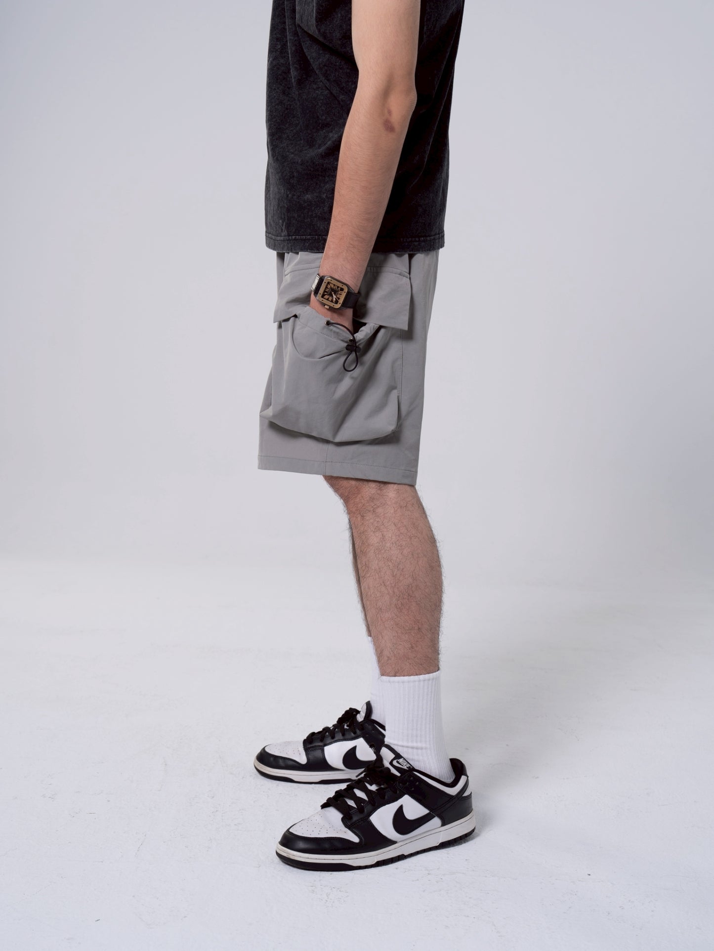 SAKO MADE 涼感 大口袋 工裝短褲