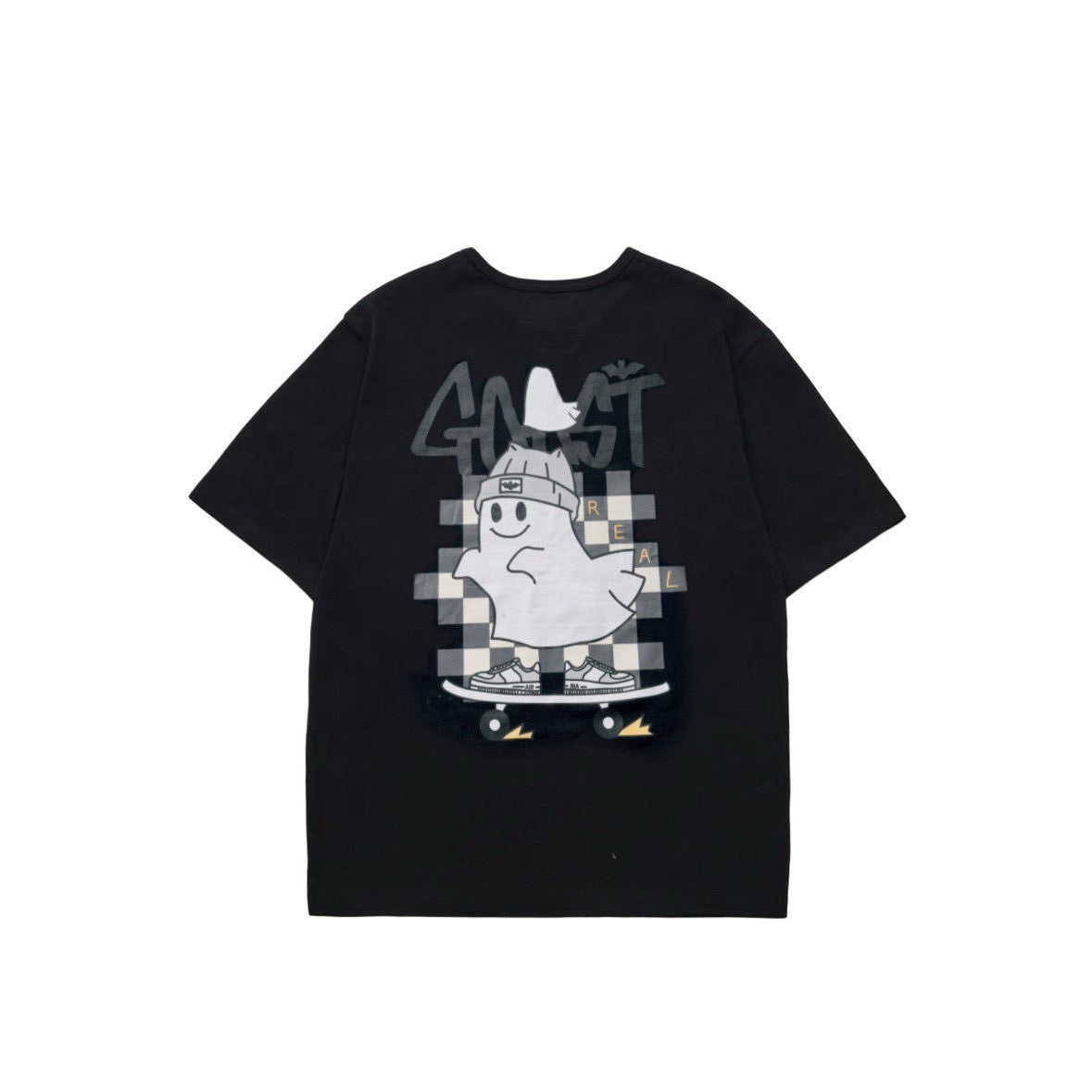 滑板幽靈短t