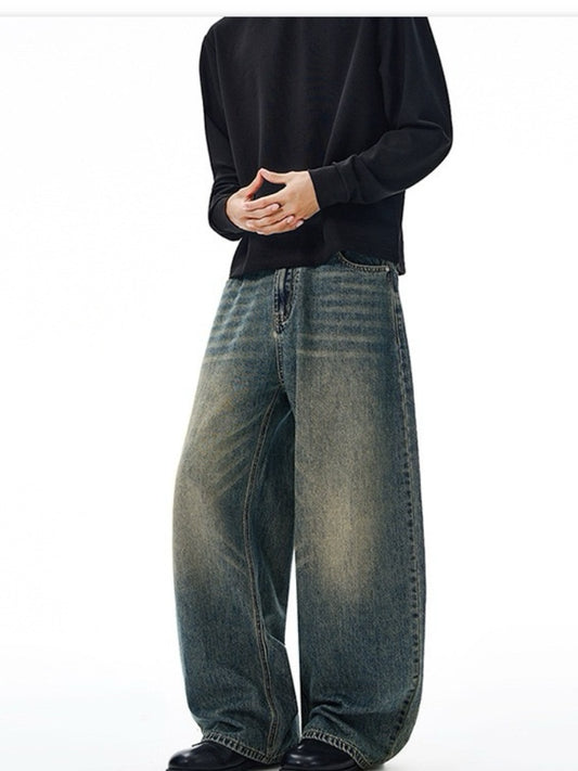 貓抓彎刀牛仔褲
