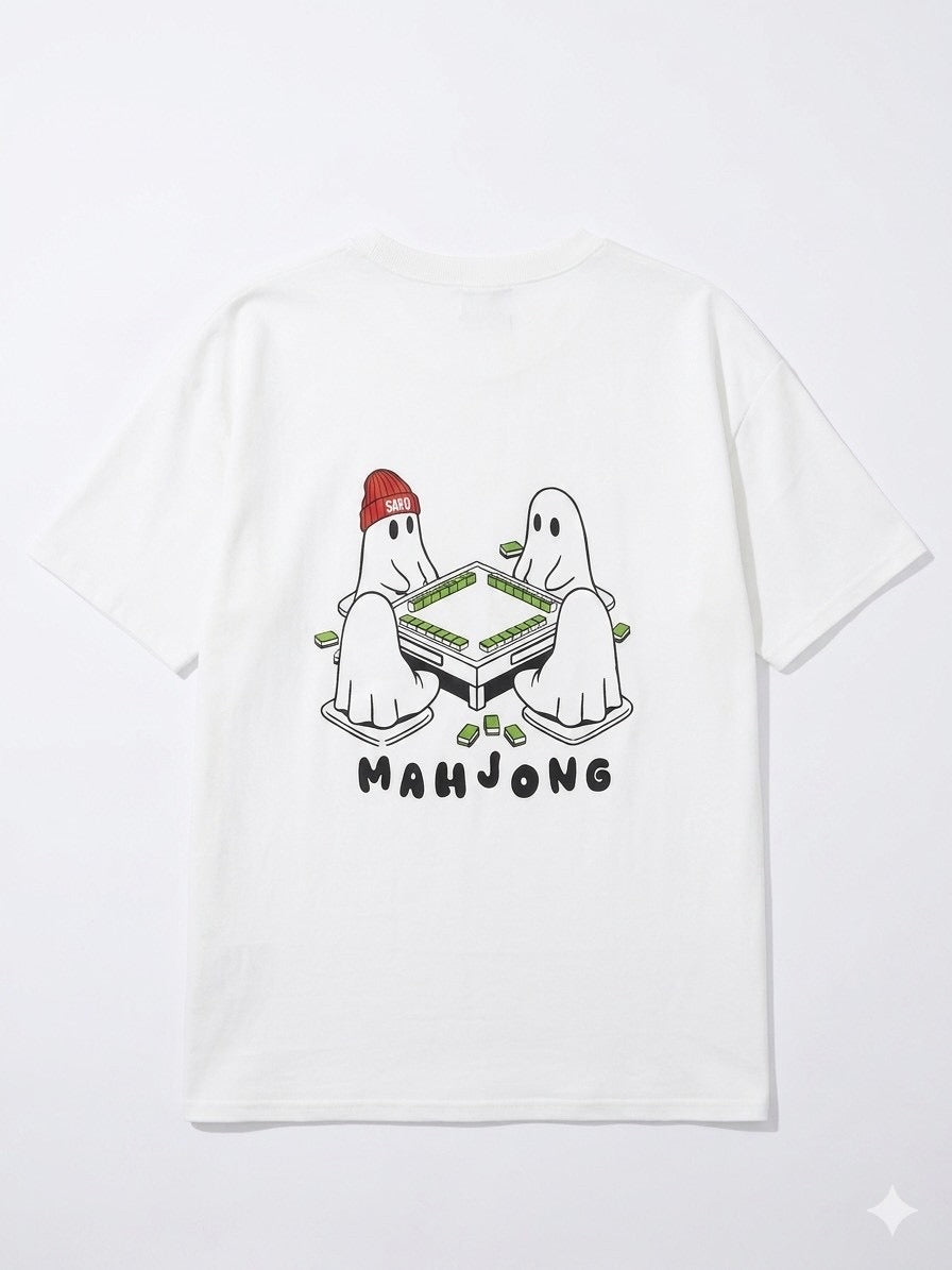 麻將幽靈短T