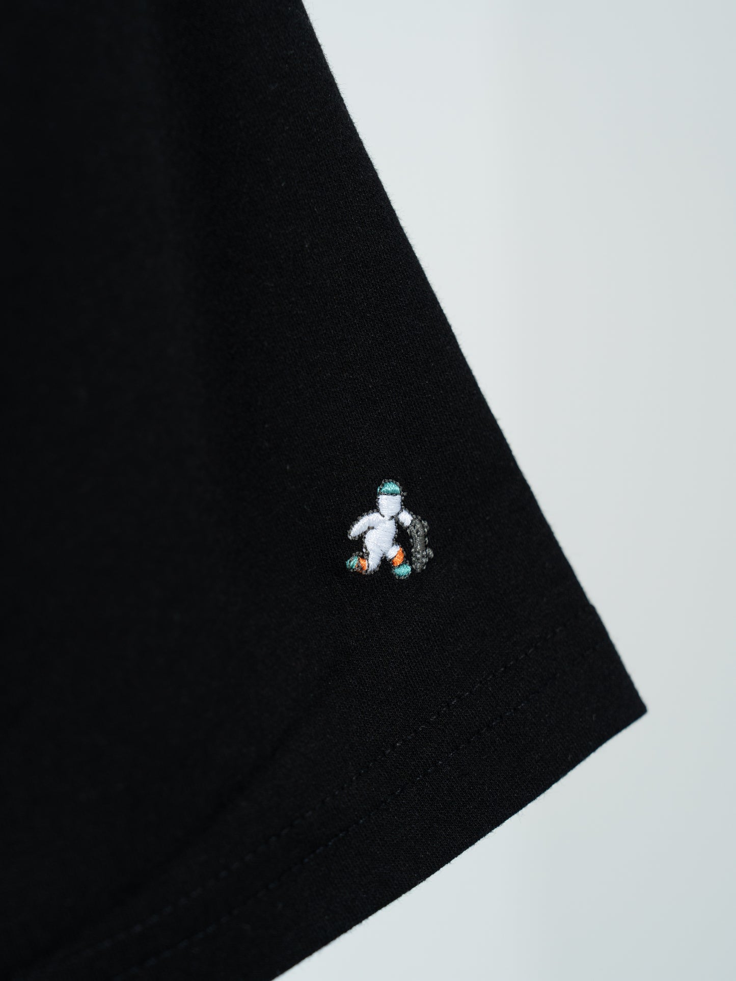 滑板小人 刺繡 短袖 T恤