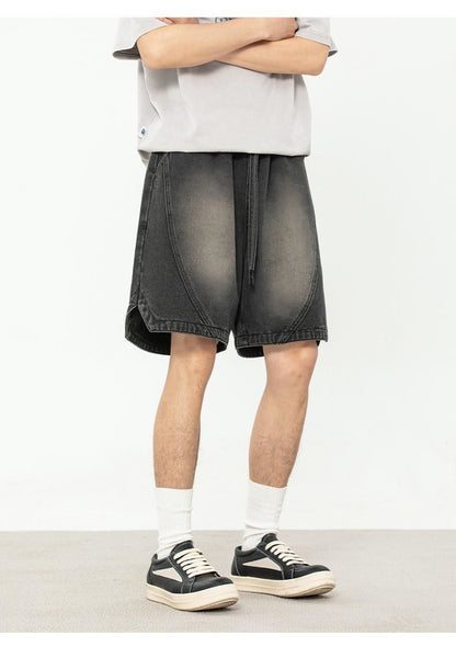 結構五分牛仔褲