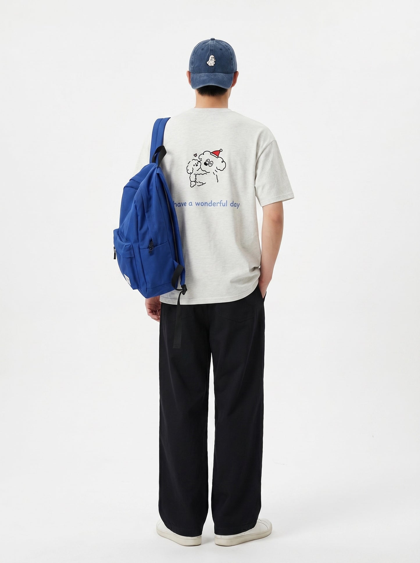 紅帽狗狗短t